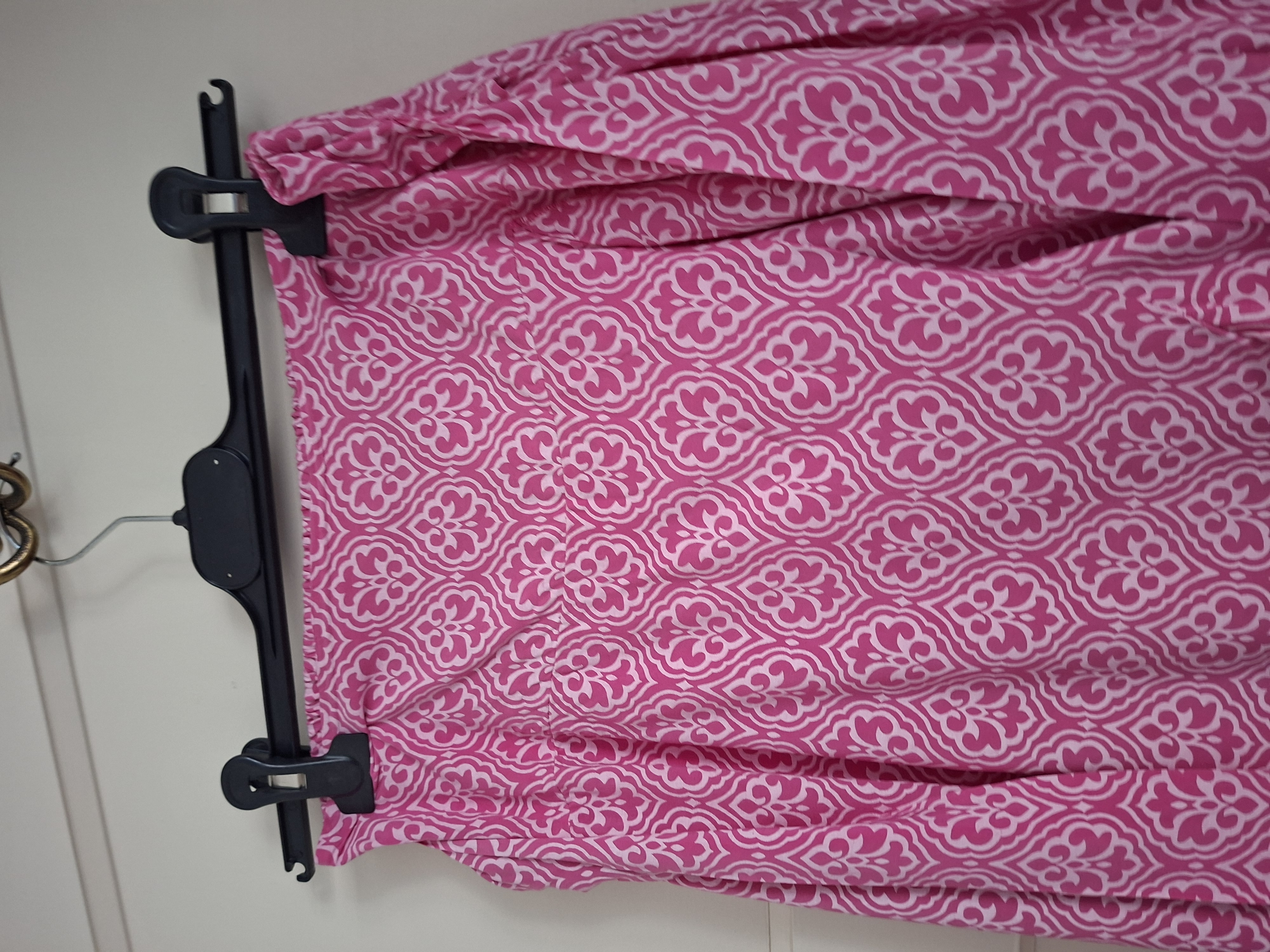 Hastar midi rok met print en ruches