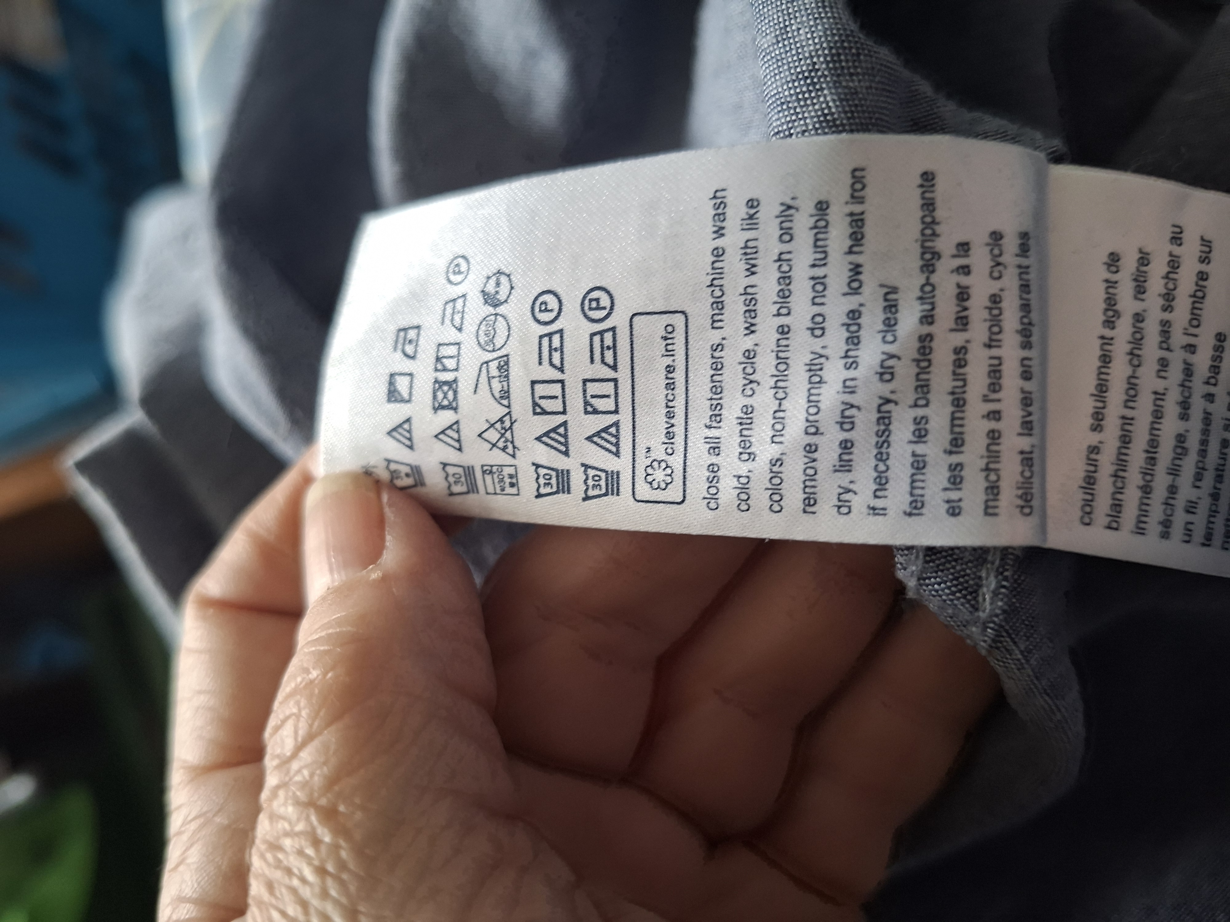 Tommy Hilfiger x Shawn Mendes overhemd blauwgrijs chambray