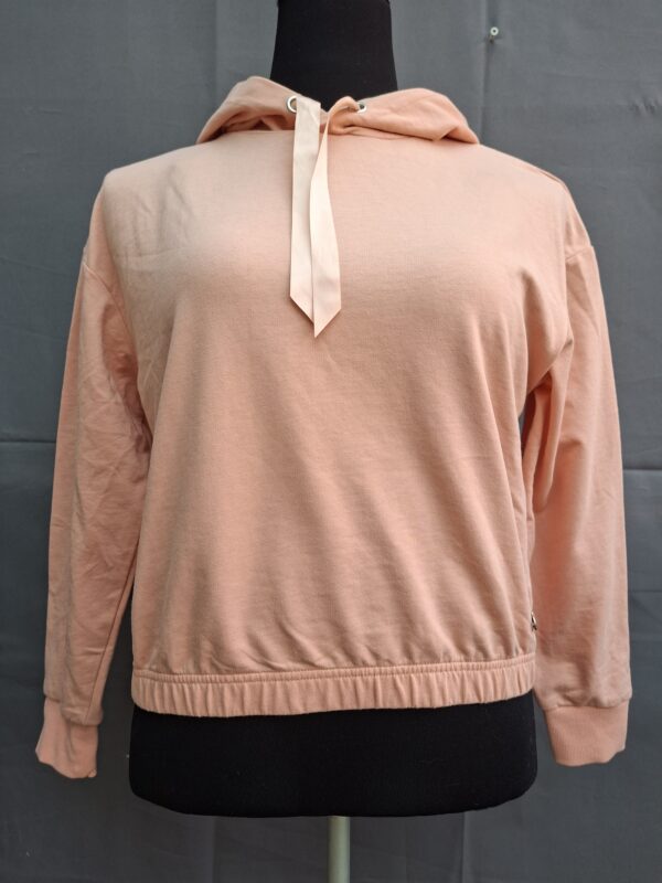 20260408_152104 Sylvie Meis cropped hoodie perzikroze met satijnen lint