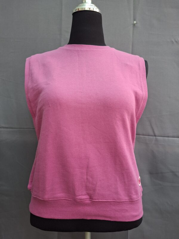 Mouwloze spencer fuchsia roze