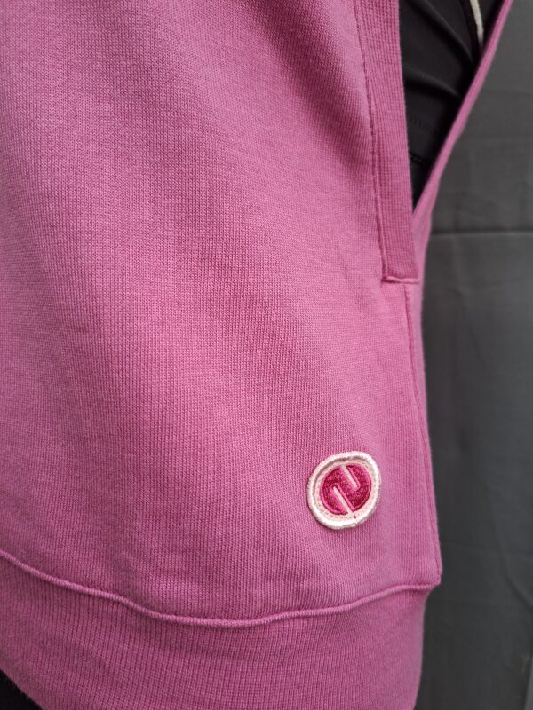 Mouwloze spencer fuchsia roze