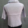Uniek shirt lila/mauve met patchwork en kant