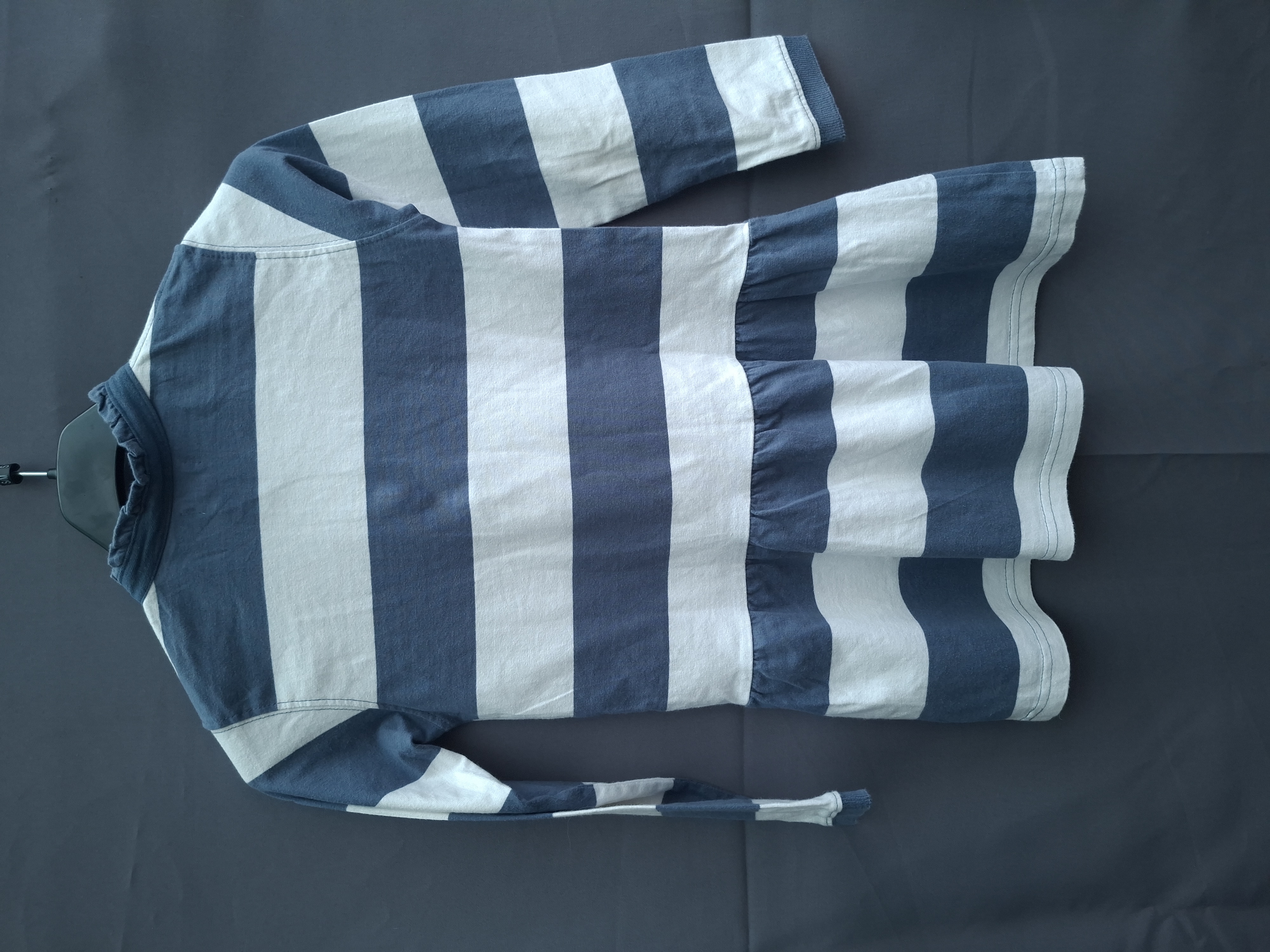 Gocco meisjesjurk rugby stijl met borduurwerk