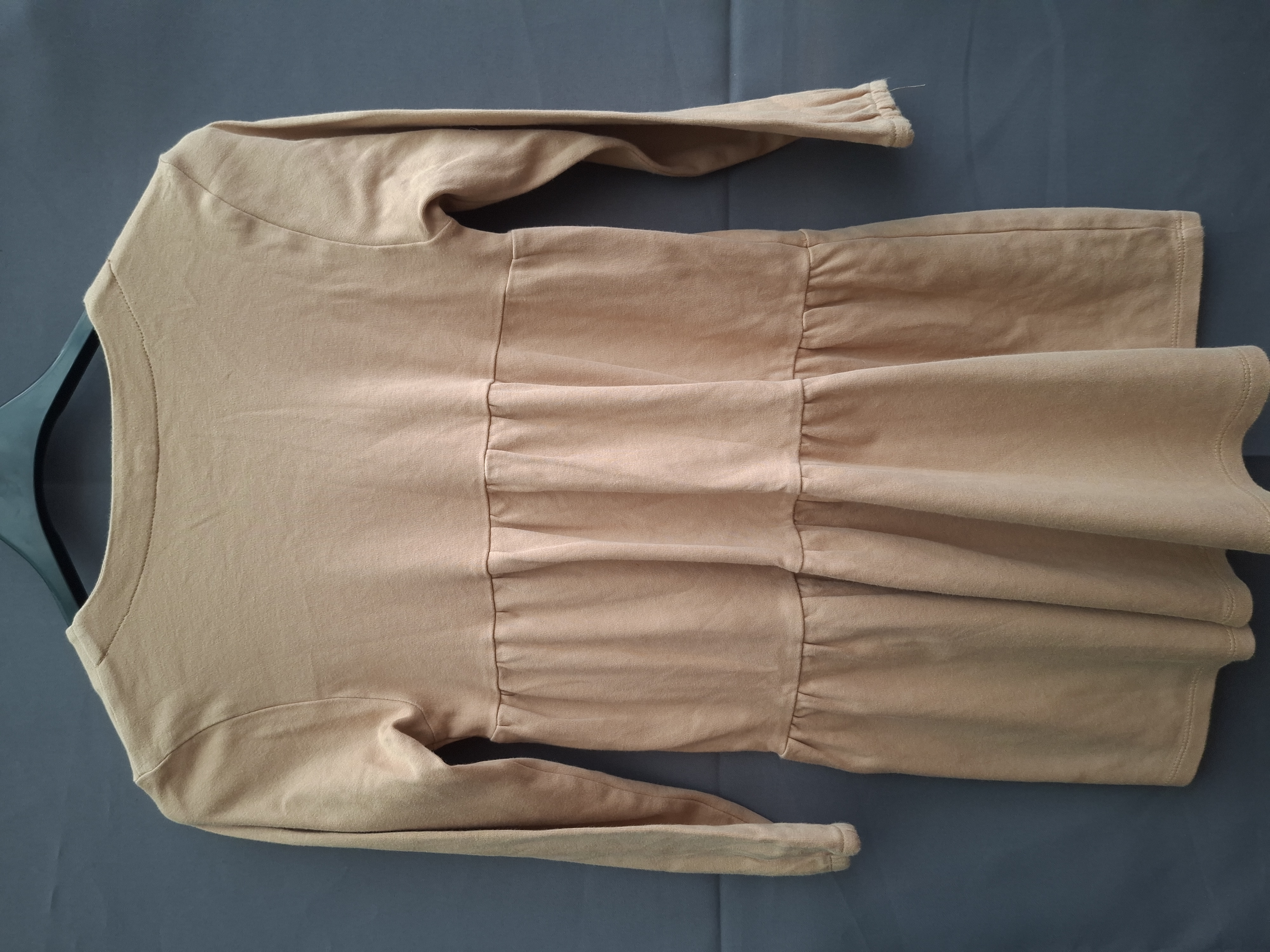 Boho Baby & Kids jurk camel met houten knopen