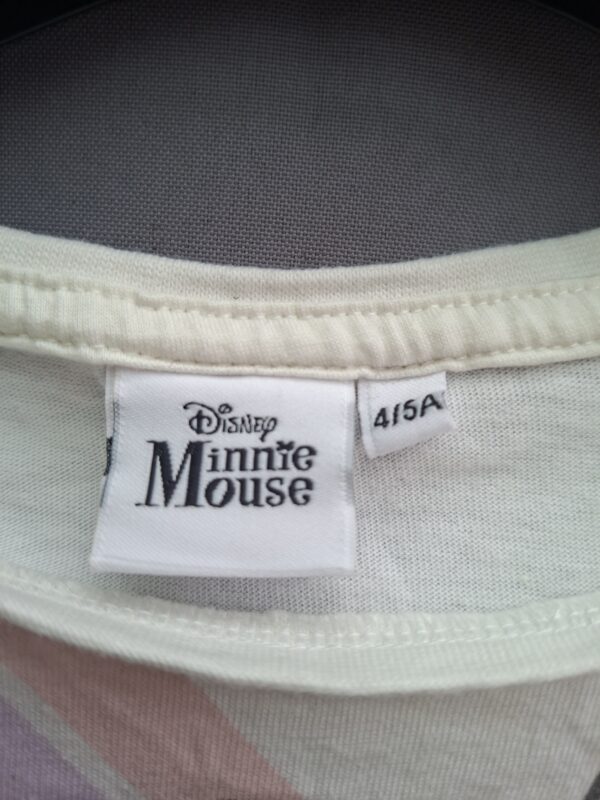 Disney Minnie Mouse longsleeve wit met regenboogprint