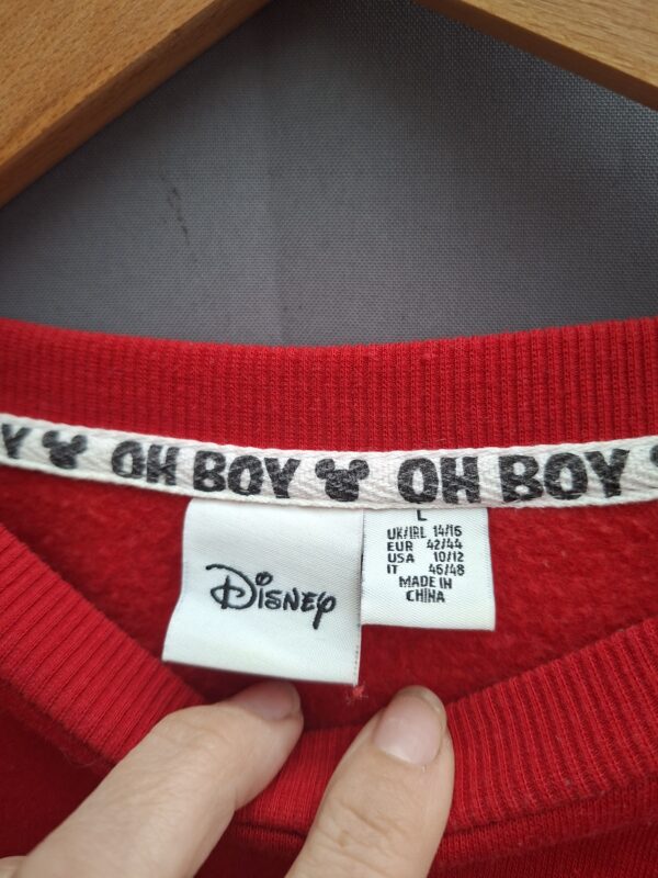 20260409_185221 Disney Mickey Mouse sweater rood