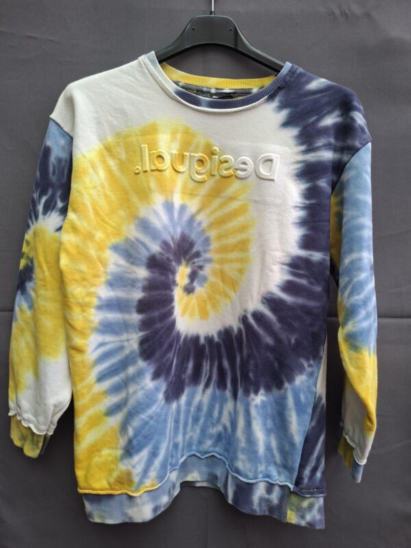 20260409_185332 Desigual sweater tie-dye geel/blauw/paars