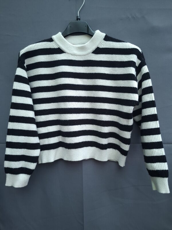 20260409_185701 Zara gestreepte trui wit/zwart
