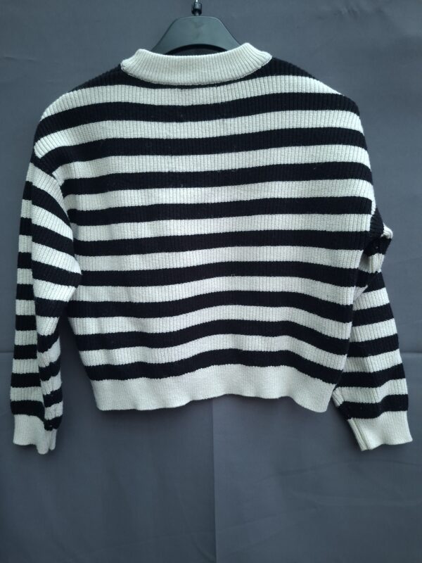 20260409_185714 Zara gestreepte trui wit/zwart