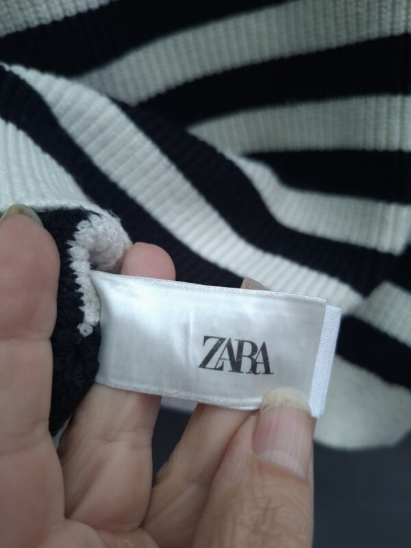 20260409_185729 Zara gestreepte trui wit/zwart