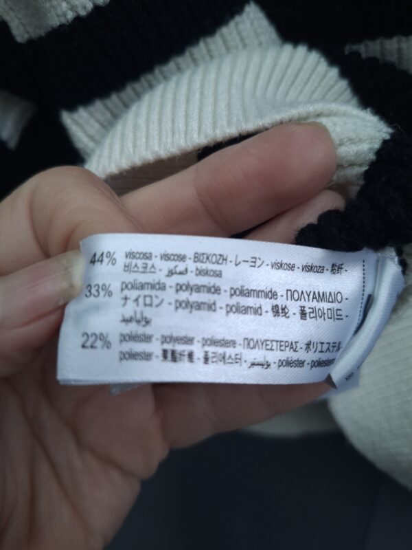 20260409_185753 Zara gestreepte trui wit/zwart