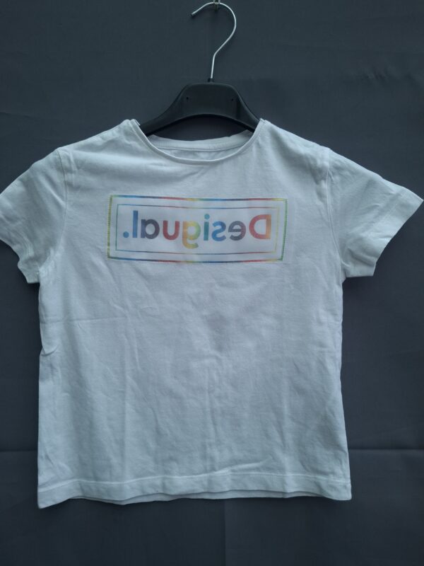 20260409_190026 Desigual T-shirt wit met regenboogprint