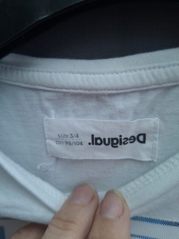 20260409_190032 Desigual T-shirt wit met regenboogprint