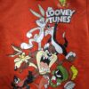 Looney Tunes sweater oranje met karaktersprint