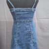 H&M Divided denim minijurk blauw met knoopsluiting