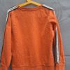 Unlocked "No rules" sweater oranje met streepdetail