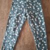 C&A legging groen bloemenprint maat 98 nette staat