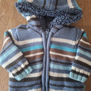 Dixie Comfort gebreide vest gestreept maat 56 nette staat