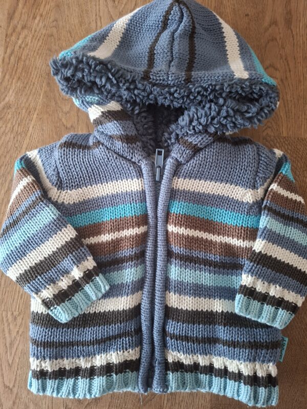Dixie Comfort gebreide vest gestreept maat 56 nette staat