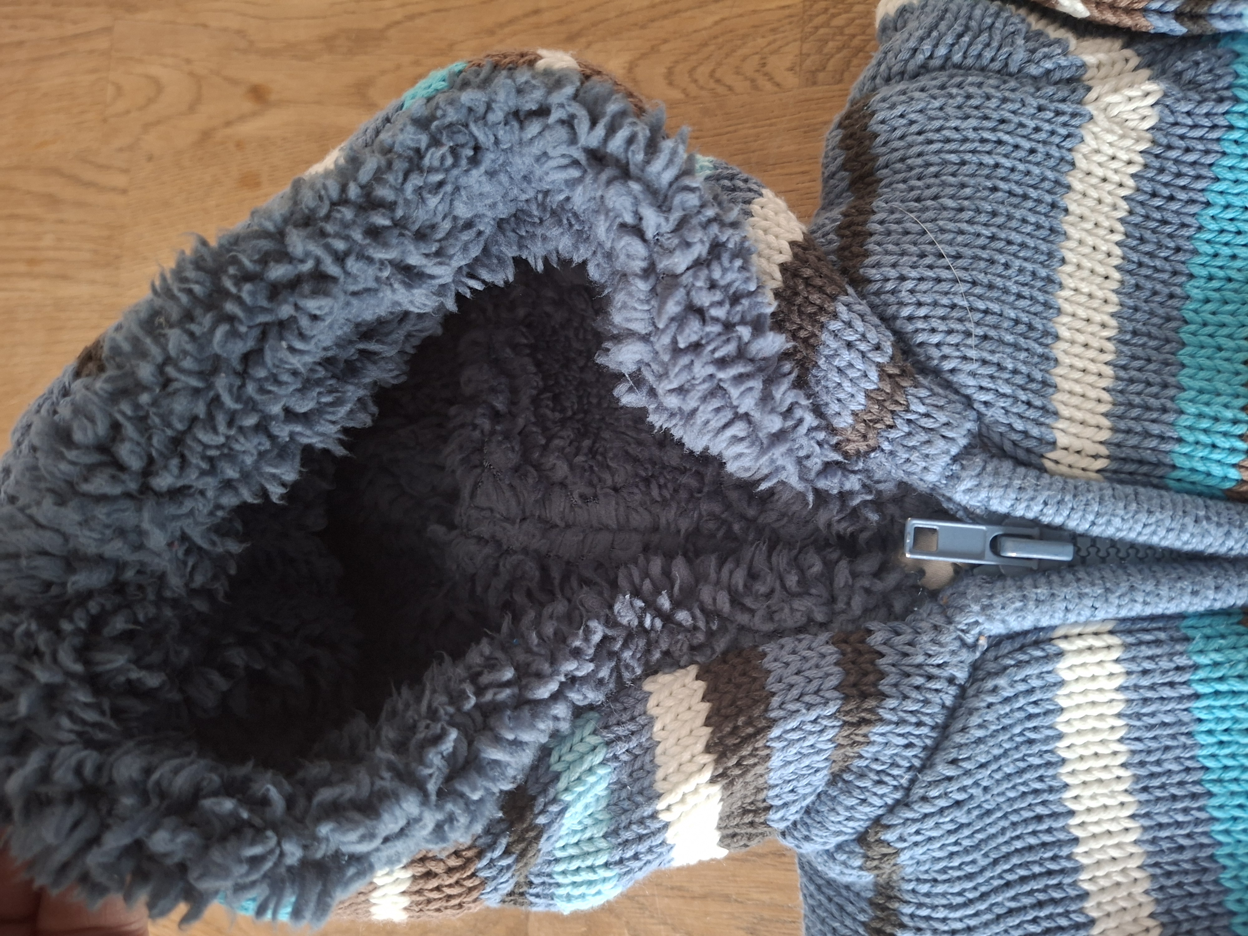 Dixie Comfort gebreide vest gestreept maat 56 nette staat
