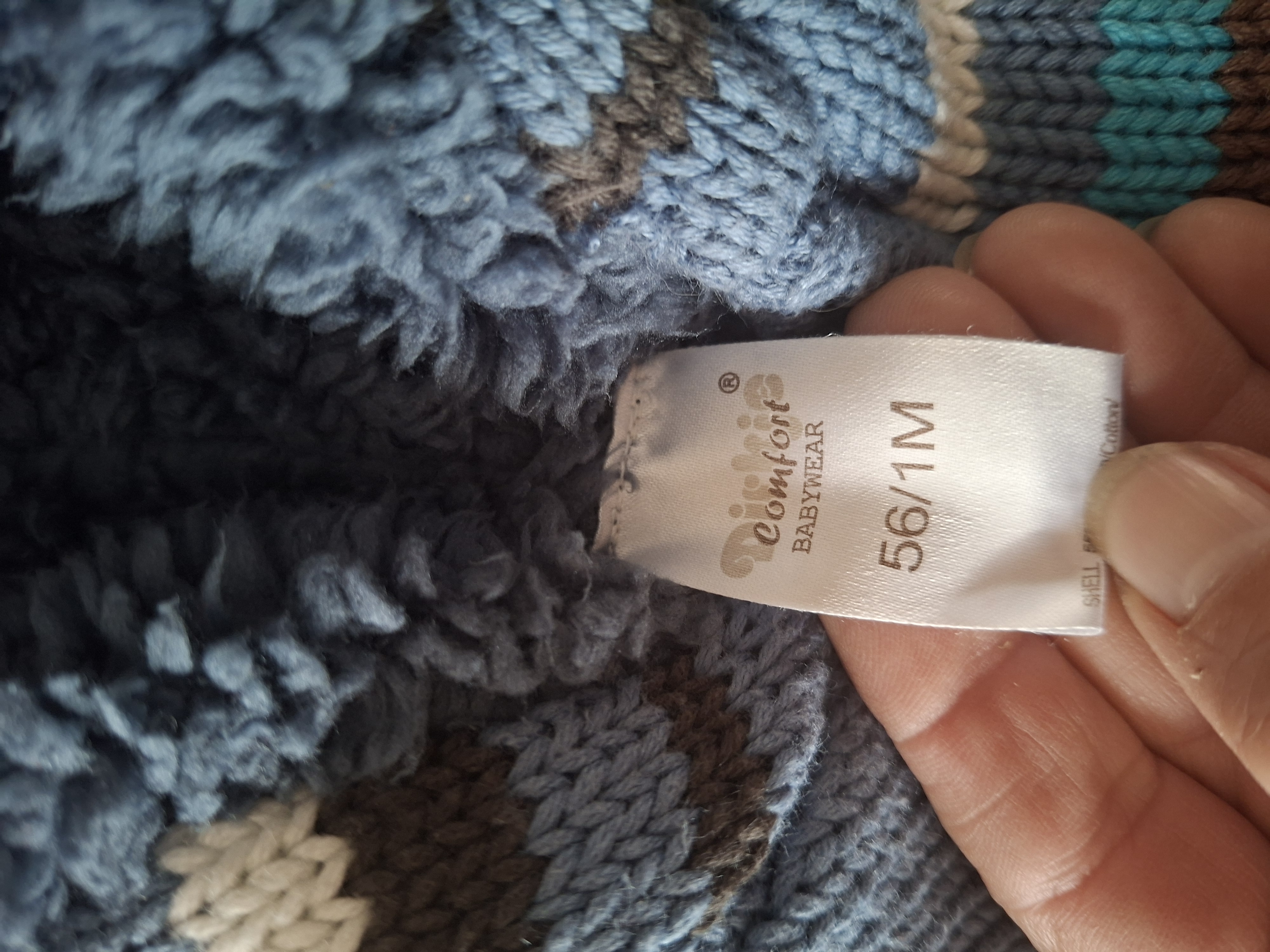 Dixie Comfort gebreide vest gestreept maat 56 nette staat
