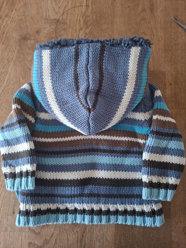 Dixie Comfort gebreide vest gestreept maat 56 nette staat