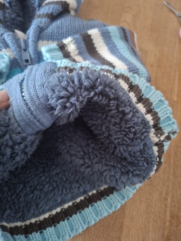 Dixie Comfort gebreide vest gestreept maat 56 nette staat
