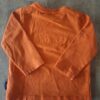 Noppies Baby longsleeve oranje met robotprint