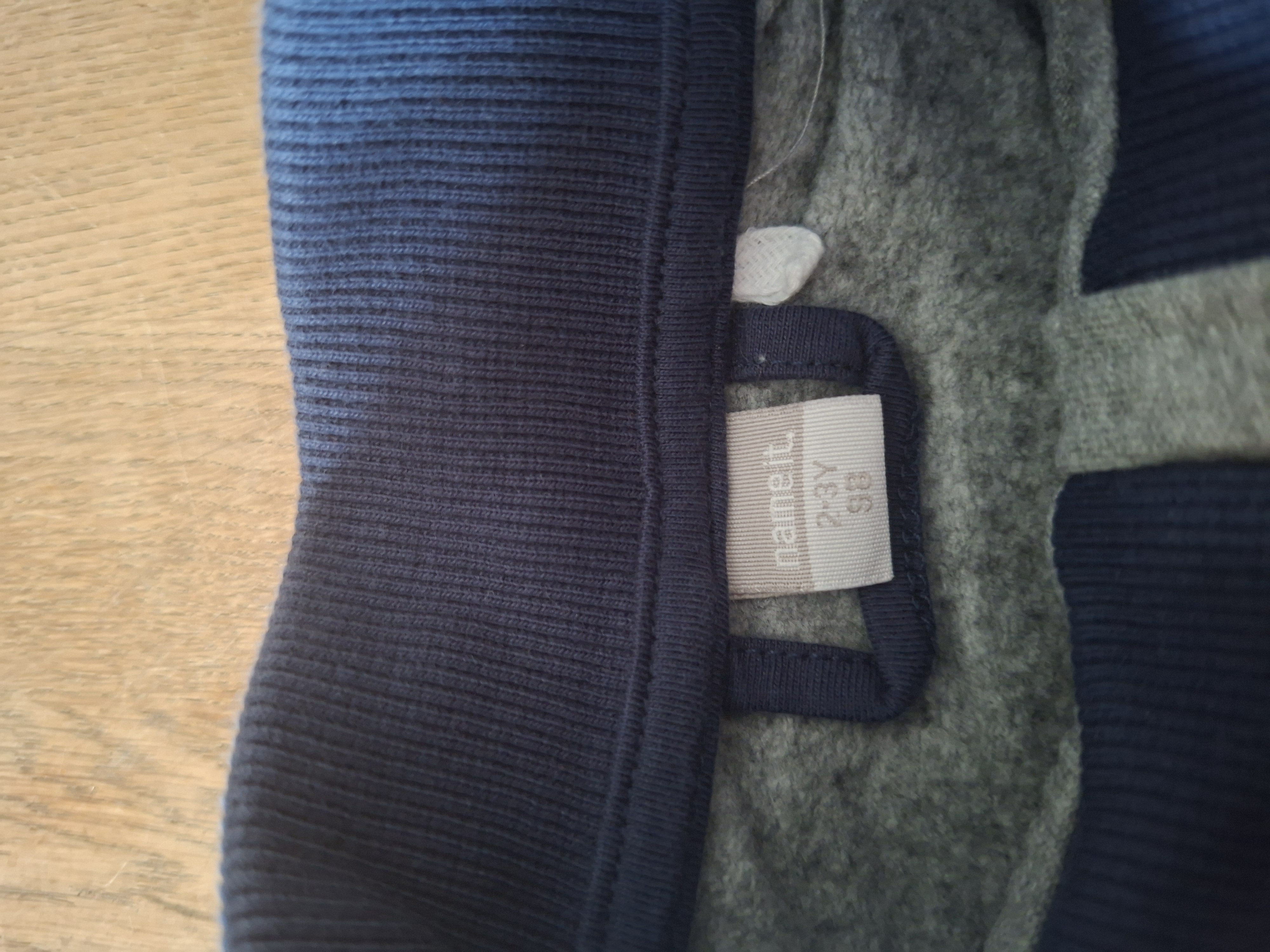 Name It vest grijs marineblauw United Campus maat 98 gebruikt