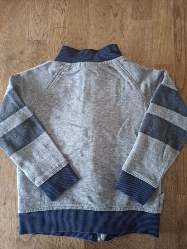 Name It vest grijs marineblauw United Campus maat 98 gebruikt