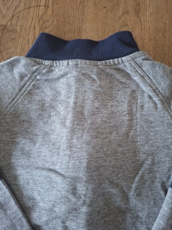 Name It vest grijs marineblauw United Campus maat 98 gebruikt