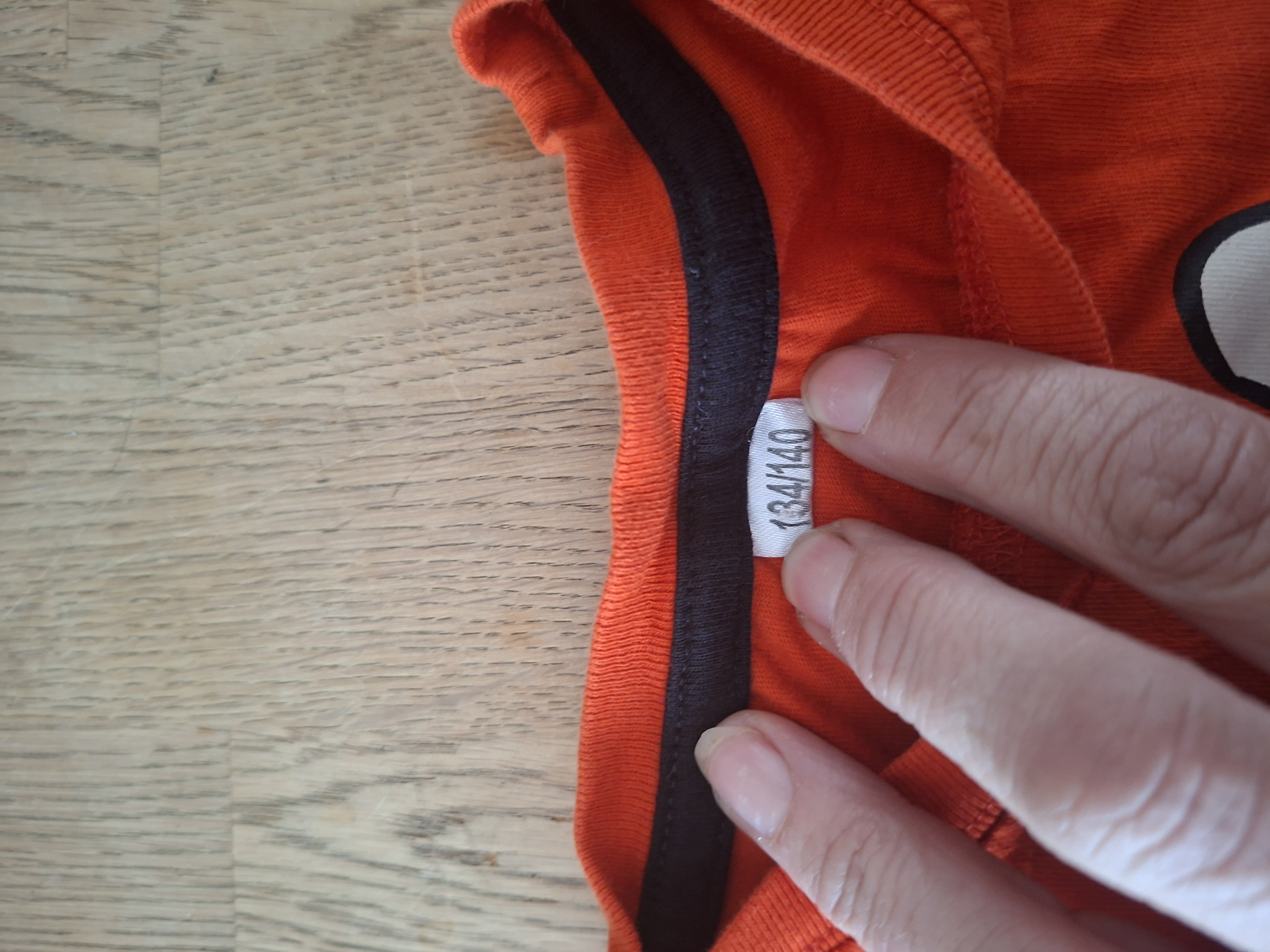 Zeeman longsleeve oranje halloween gaming maat 134/140 nette staat