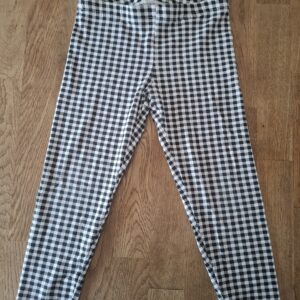 C&A legging zwart-wit geblokt maat 104 nette staat