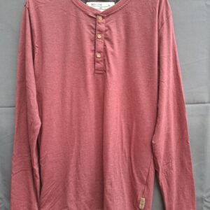 Indicode longsleeve henley bordeauxrood maat M nette staat