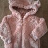 OH! Hazel teddy vest roze berenoren maat 68 nette staat