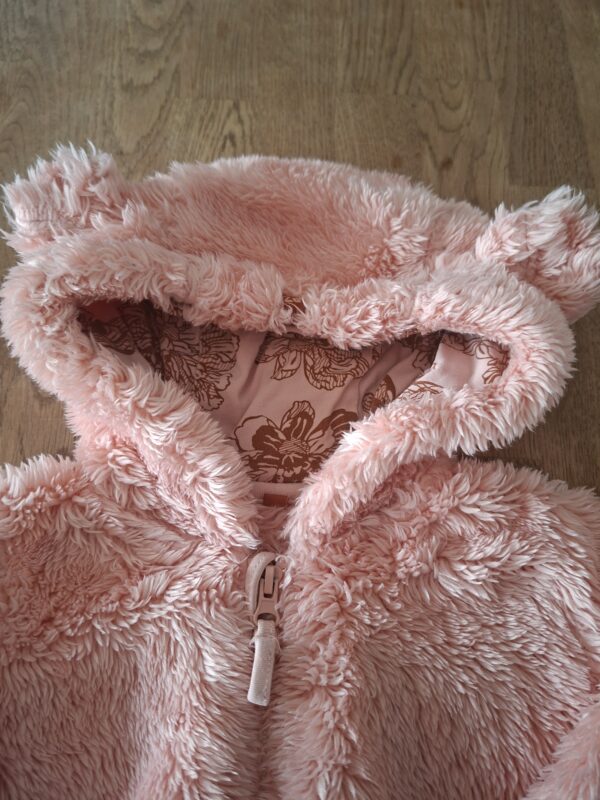 OH! Hazel teddy vest roze berenoren maat 68 nette staat