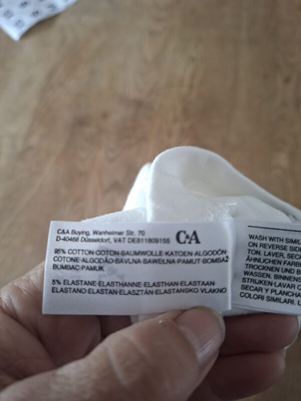 C&A legging wit tot de knie maat 104 nette staat