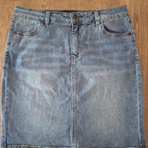 Object denim rok lichtblauw maat 40 nette staat