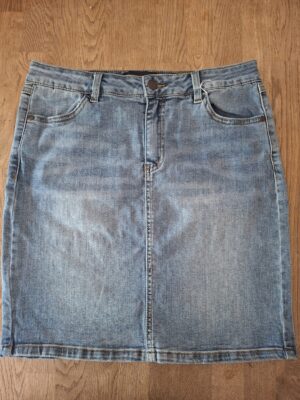 Object denim rok lichtblauw maat 40 nette staat