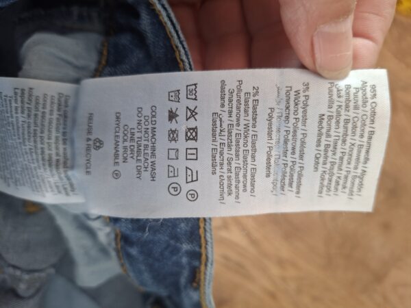 Object denim rok lichtblauw maat 40 nette staat