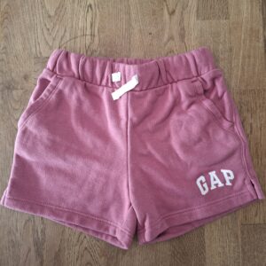 Baby Gap logo short roze raspberry maat 104 nette staat