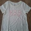 Baby Gap t-shirt wit GAP logo roze maat 104 nette staat