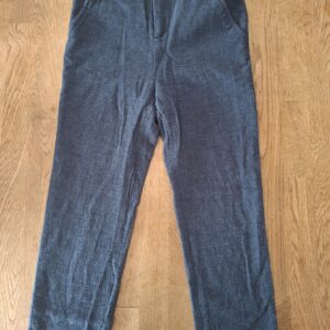 H&M chino broek blauw linnen maat 116 nette staat