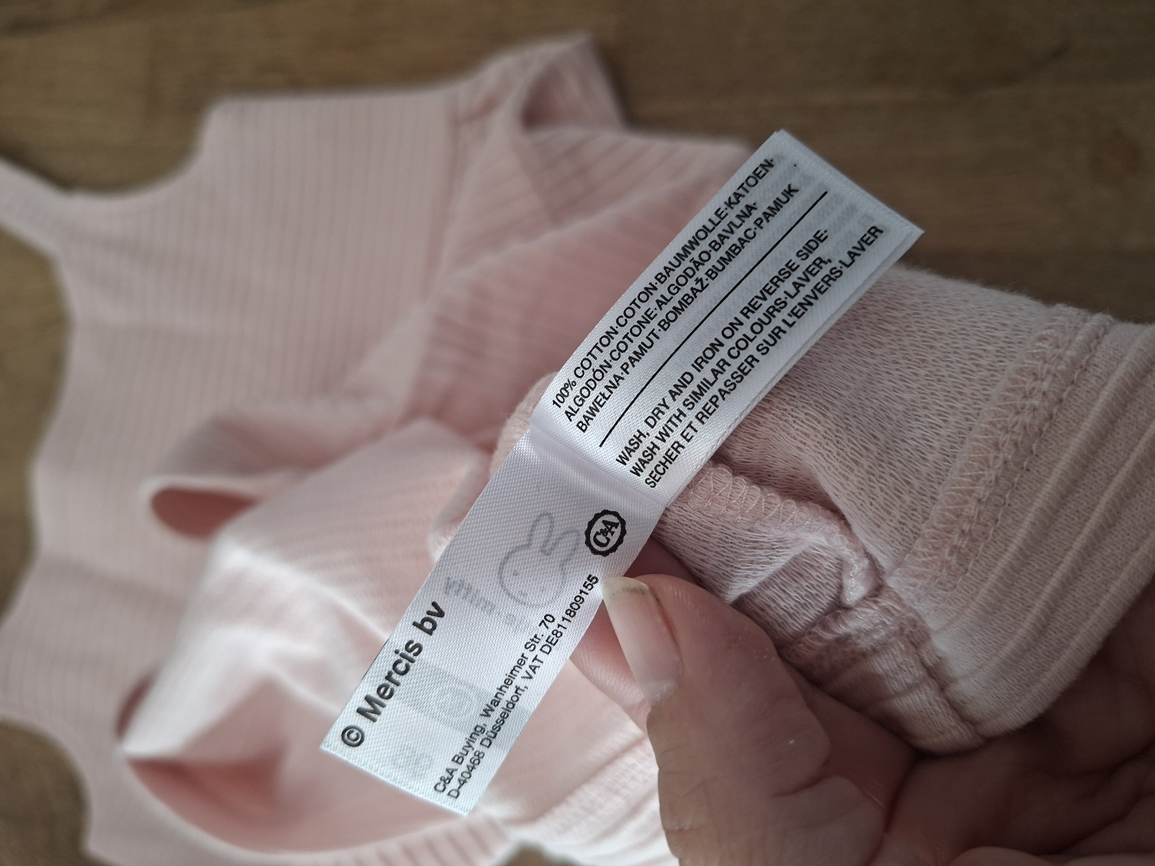 C&A Nijntje jurk roze gestreept maat 98 nette staat