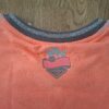 Quapi Girls sweater oranje grijs gestreept "Have Fun" pailletten maat 110/116 nette staat