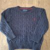 20260502_120442 Polo Ralph Lauren kabeltrui marineblauw maat 3T gebruikt