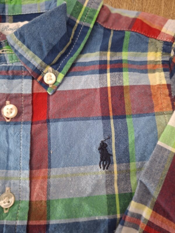 Ralph Lauren overhemd multicolor ruit maat 18M nette staat
