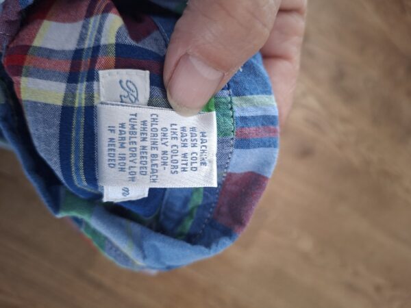 Ralph Lauren overhemd multicolor ruit maat 18M nette staat