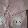 Baby C&A gebreide cardigan roze katjes zakjes maat 98 nette staat