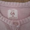 Baby C&A gebreide cardigan roze katjes zakjes maat 98 nette staat